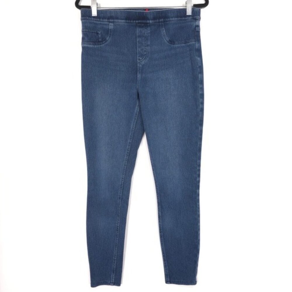 SPANX Jean-ish Ankle Leggings Women's LARGE Stretch Pull-On Pants 20018R‎